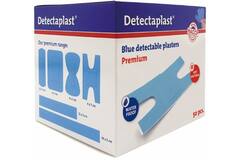 Detectaplast detect. kneukelpleister waterafstotend elastisch blauw